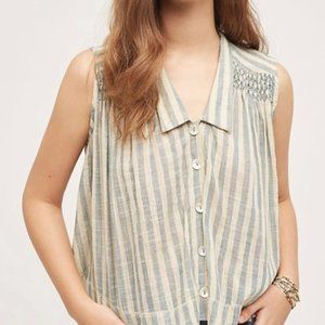 Anthropologie Holding Horses Coastal Swing Tank